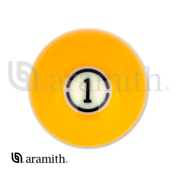 RBABK_01 Aramith BLACK Replacement Ball – #1 | Golden Break Billiards